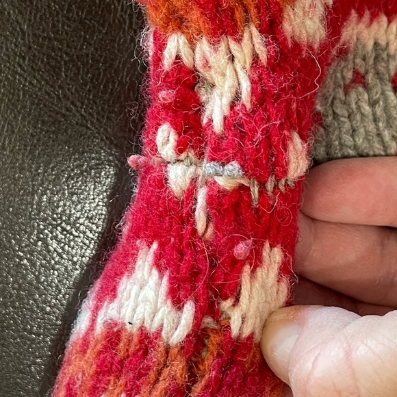 American Eagle Outfitters Lambs wool sweater warm cozy  gray school modest ski - Picture 7 of 13